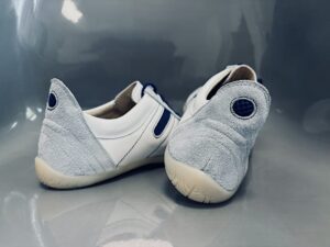 Barfußschuhe oxid blau weiß