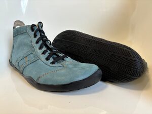 Barfußschuhe Lederfarbe Petrol