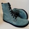 Stiefel Fraune Farbe Leder Petrol