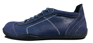 Barfussschuhe Retro F1 Blue White